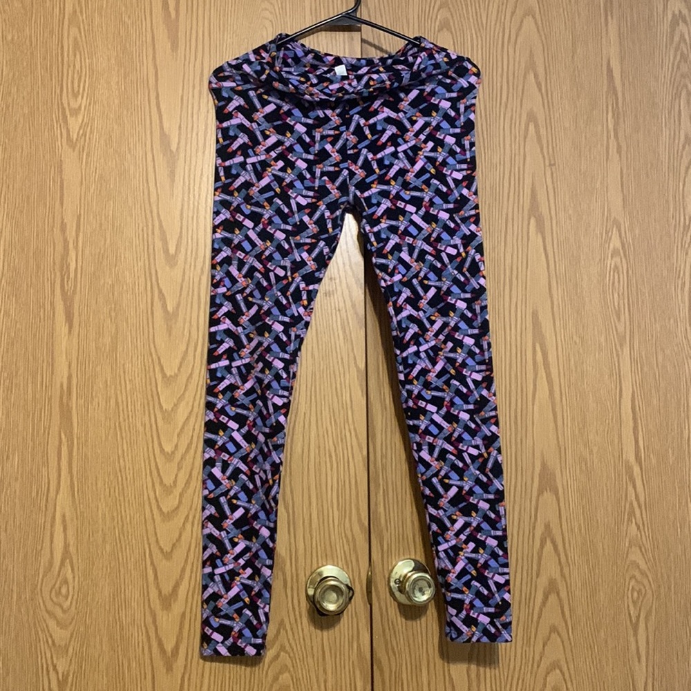 Lularoe leggings. Lipsticks